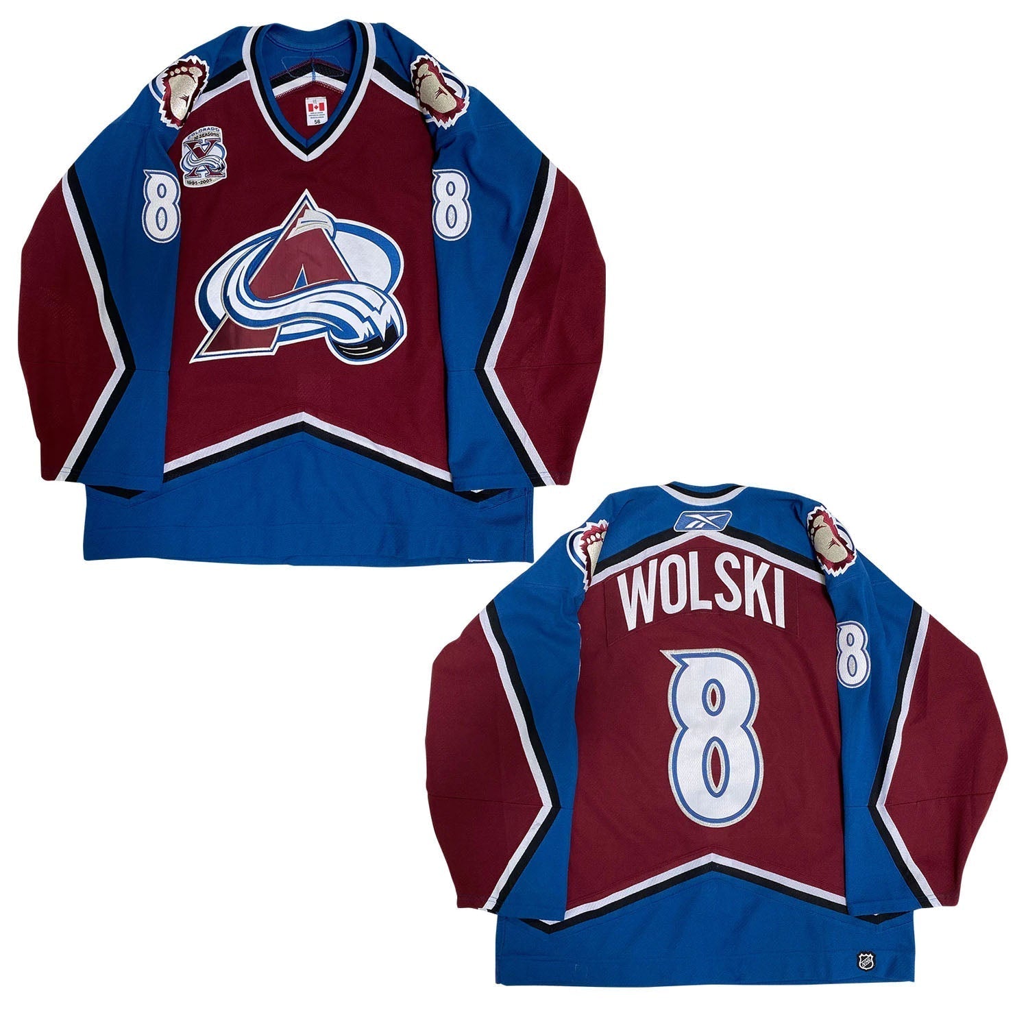 Wojtek Wolski Colorado Avalanche 8 Jersey