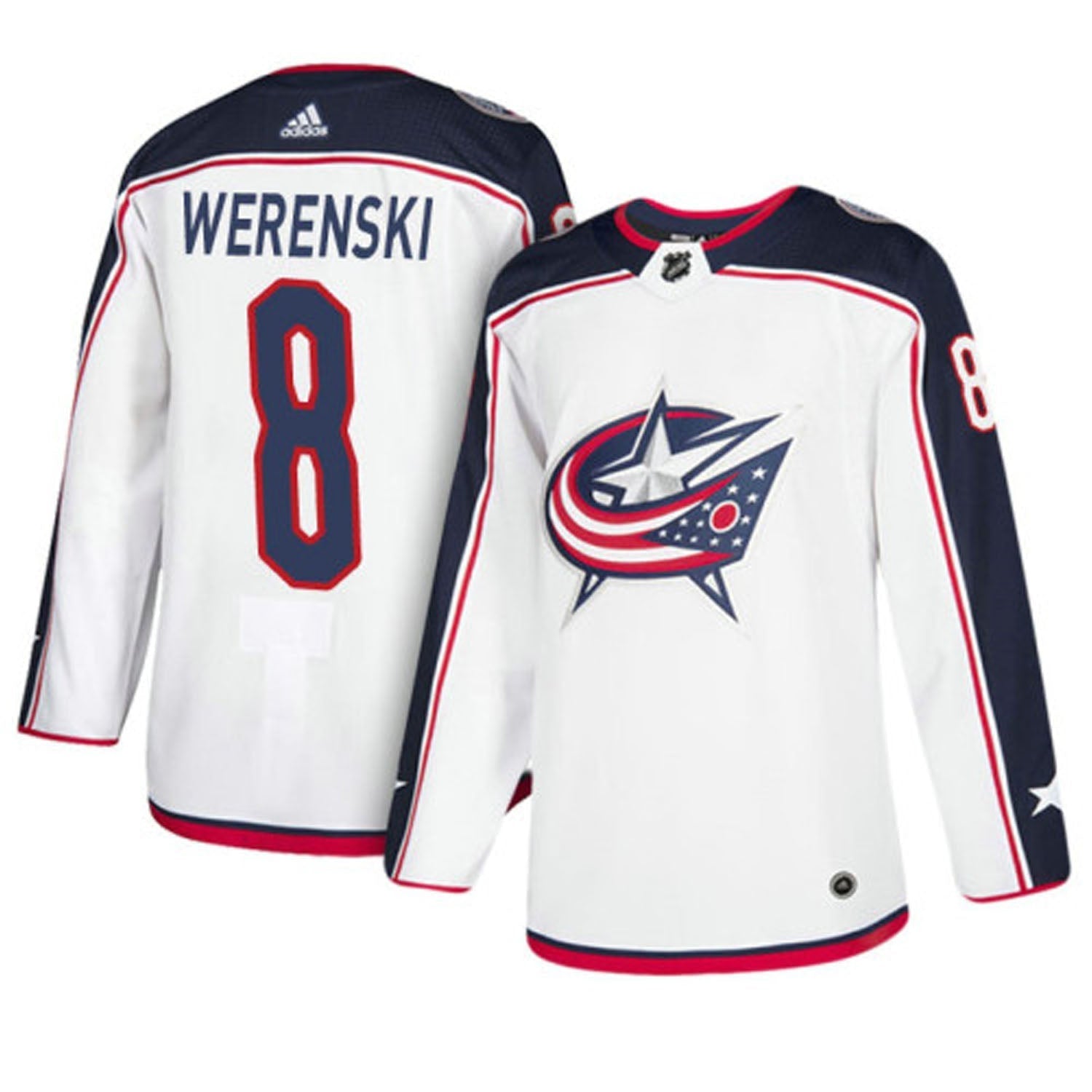 Zach Werenski Columbus Blue Jackets 8 Jersey