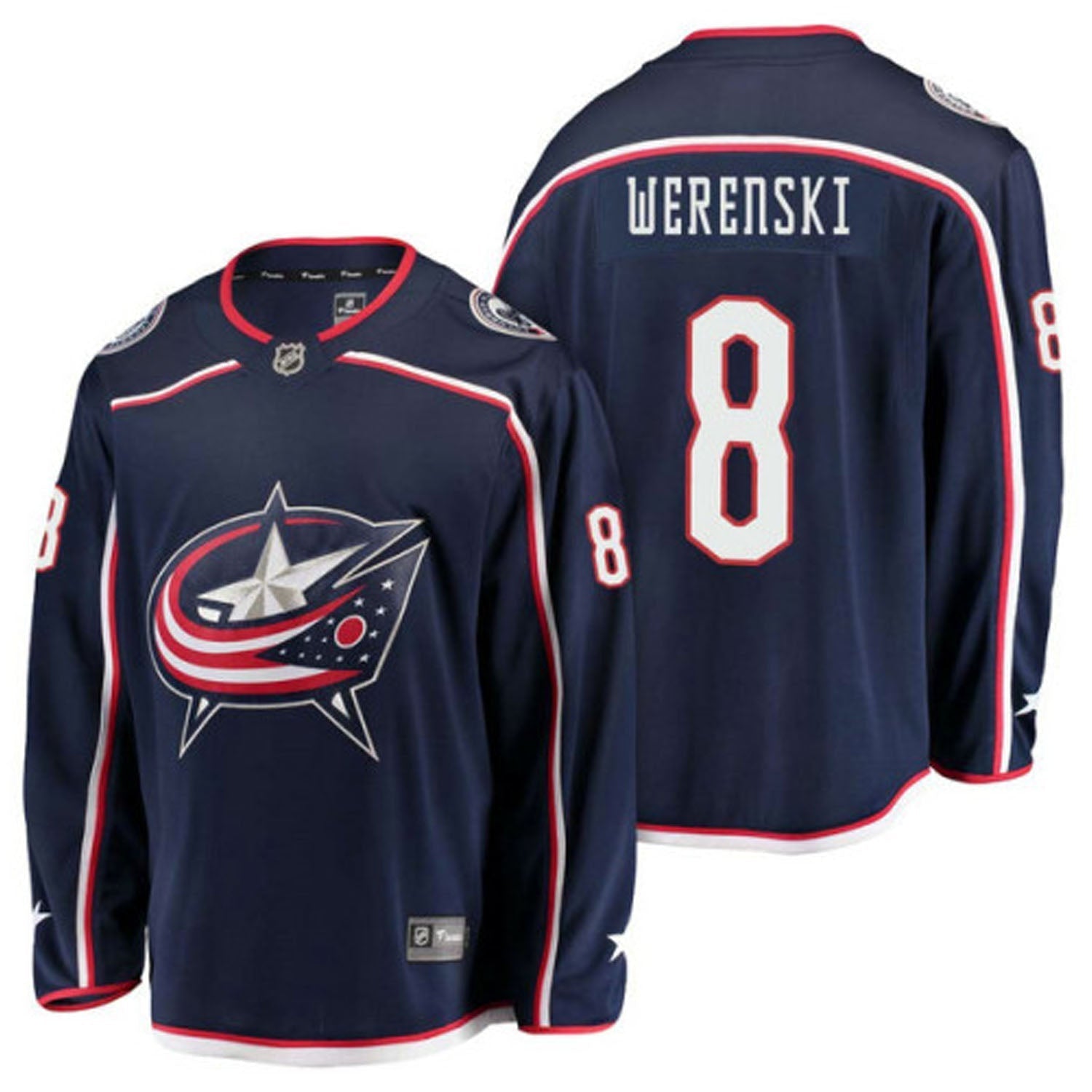 Zach Werenski Columbus Blue Jackets 8 Jersey