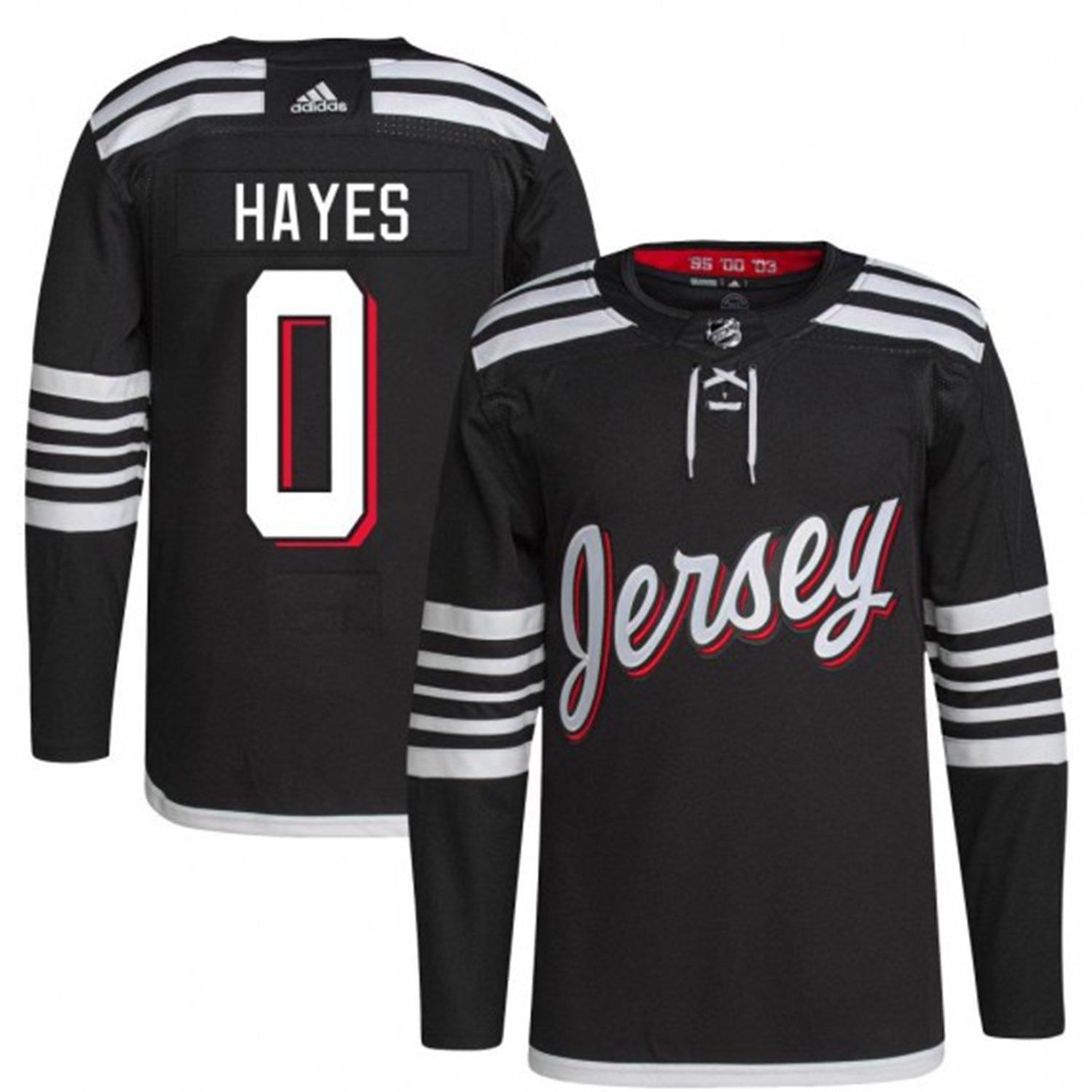 Zachary Hayes New Jersey Devils 0 Jersey