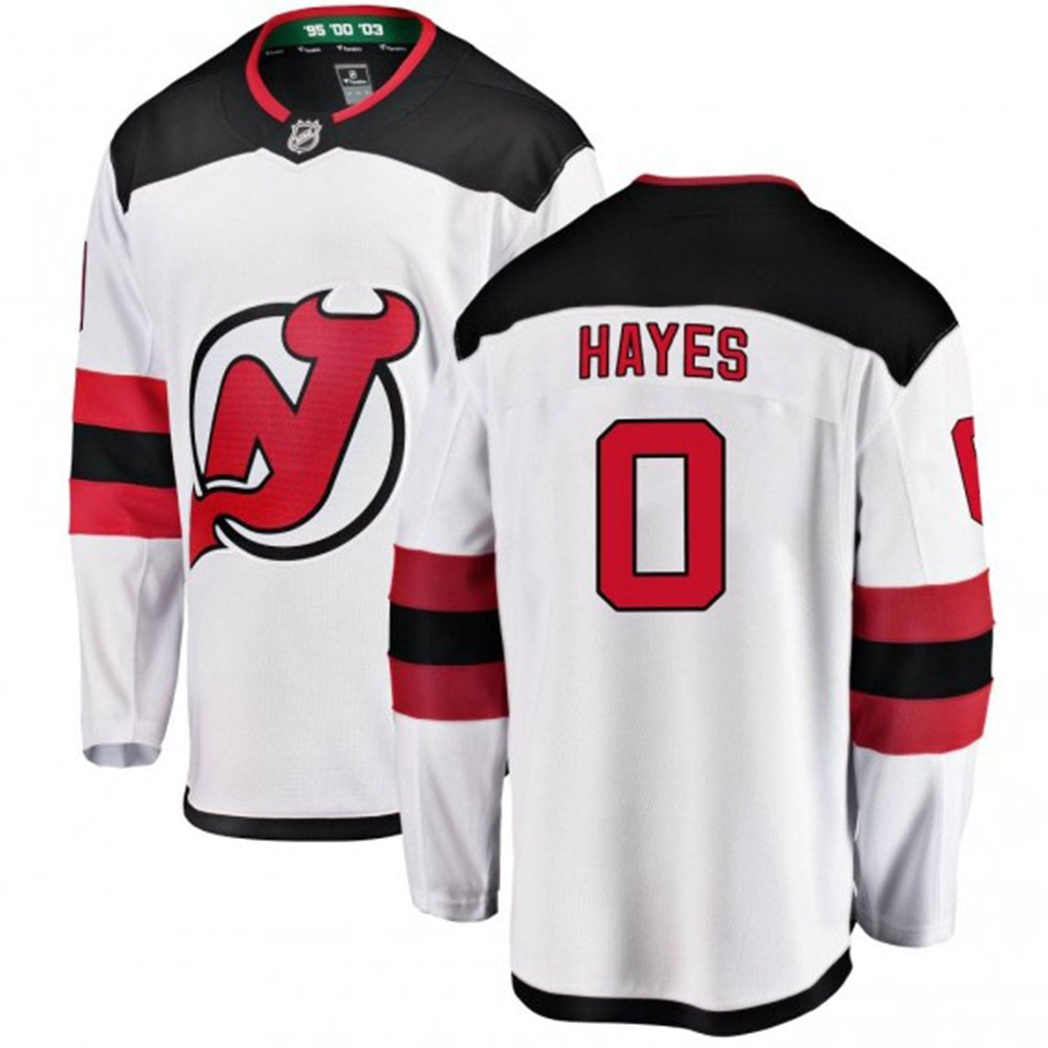 Zachary Hayes New Jersey Devils 0 Jersey