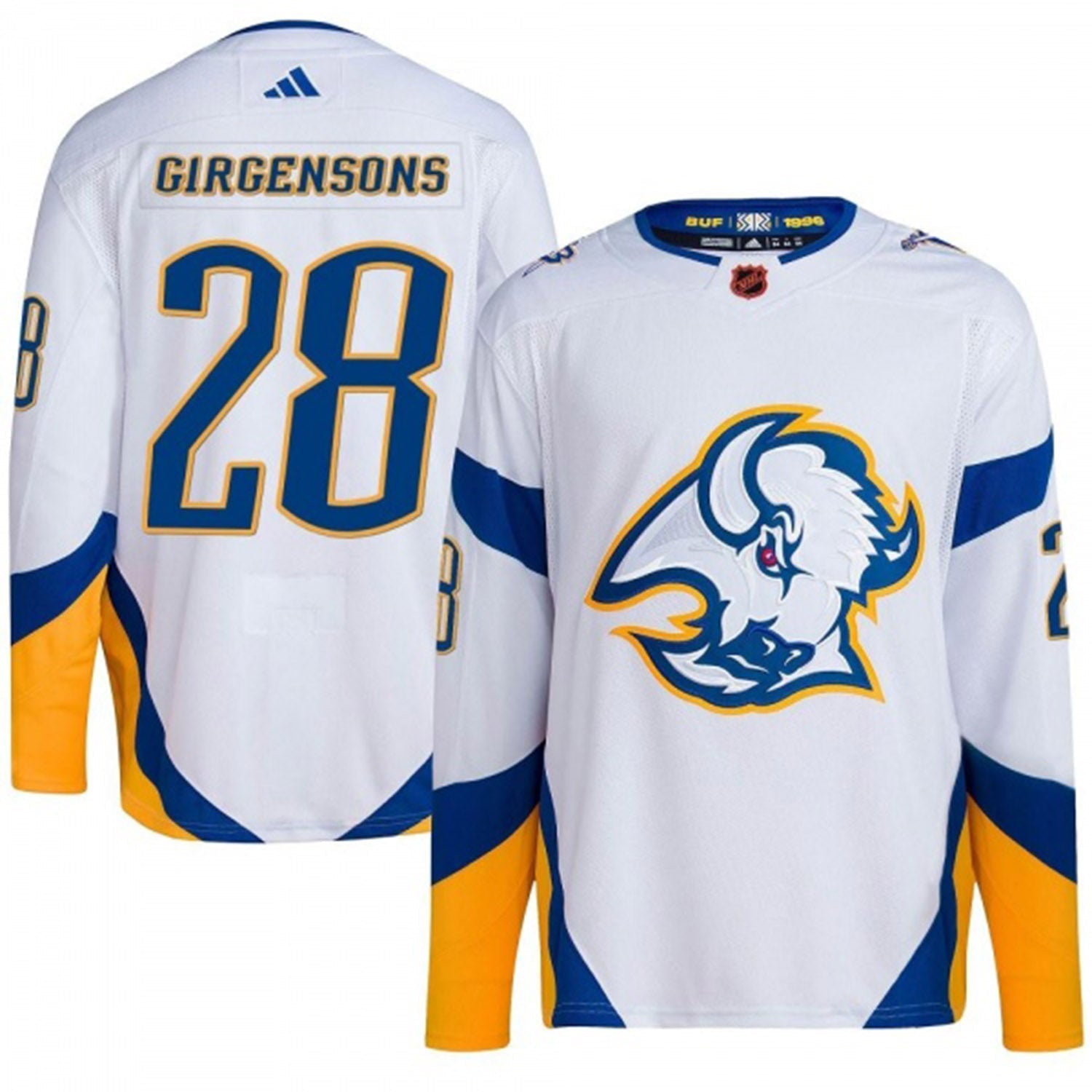 Zemgus Girgensons Buffalo Sabres 28 Jersey