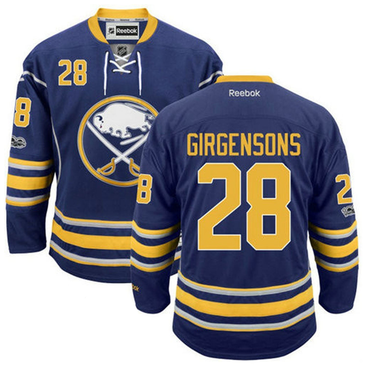 Zemgus Girgensons Buffalo Sabres 28 Jersey