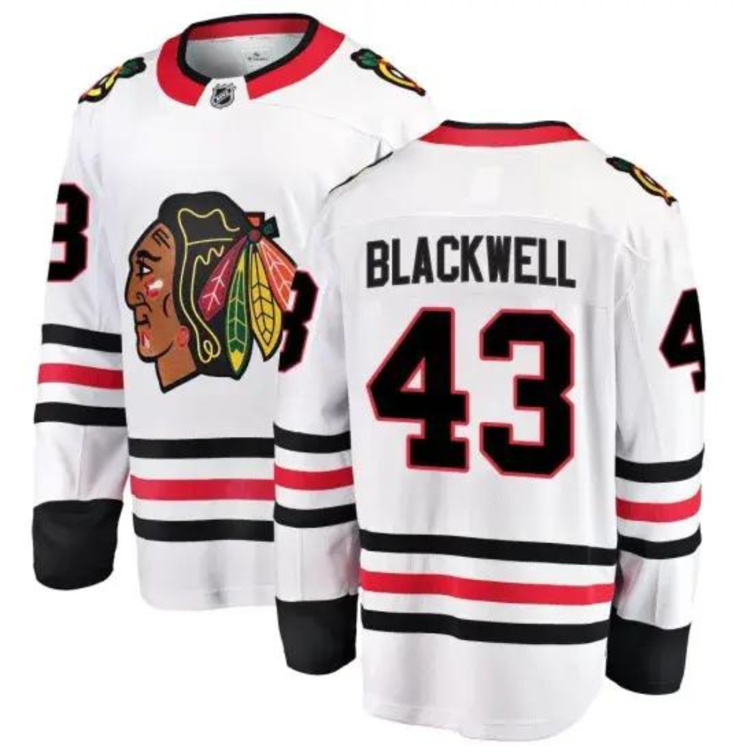 Colin Blackwell Chicago Blackhawks 43 Jersey