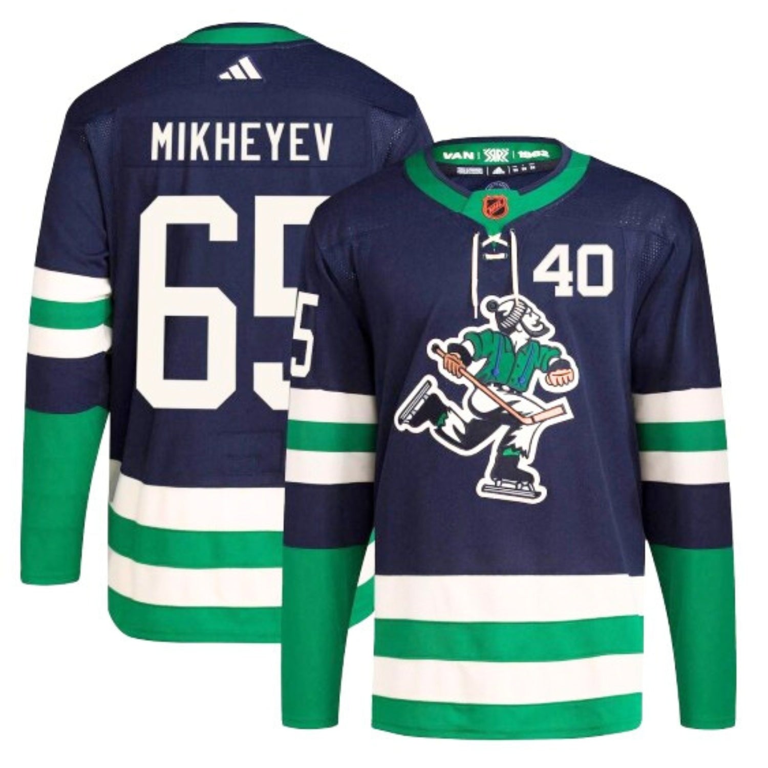 Ilya Mikheyev Vancouver Canucks 65 Jersey