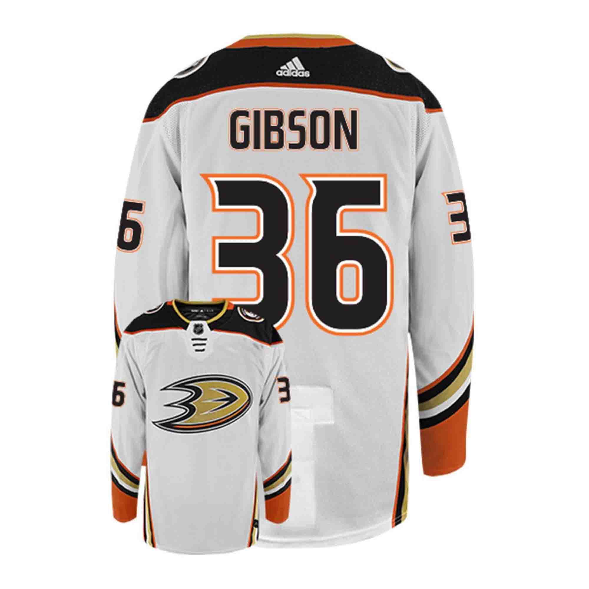 John Gibson Anaheim Ducks 36 Jersey