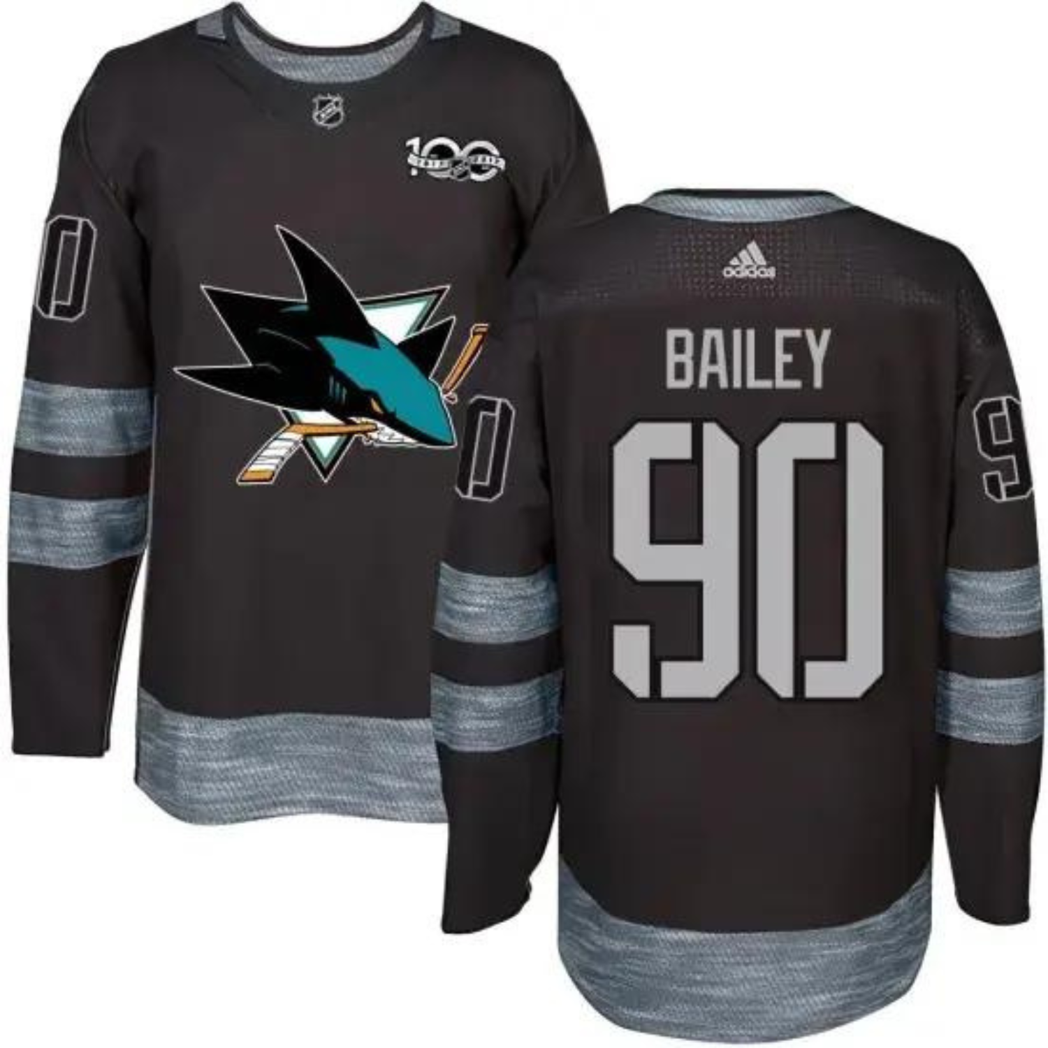Justin Bailey San Jose Sharks 90 Jersey