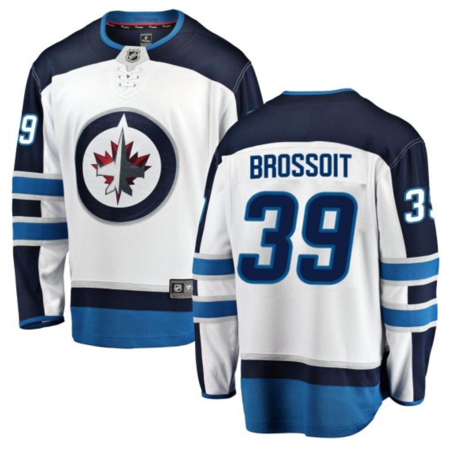 Laurent Brossoit Winnipeg Jets 39 Jersey