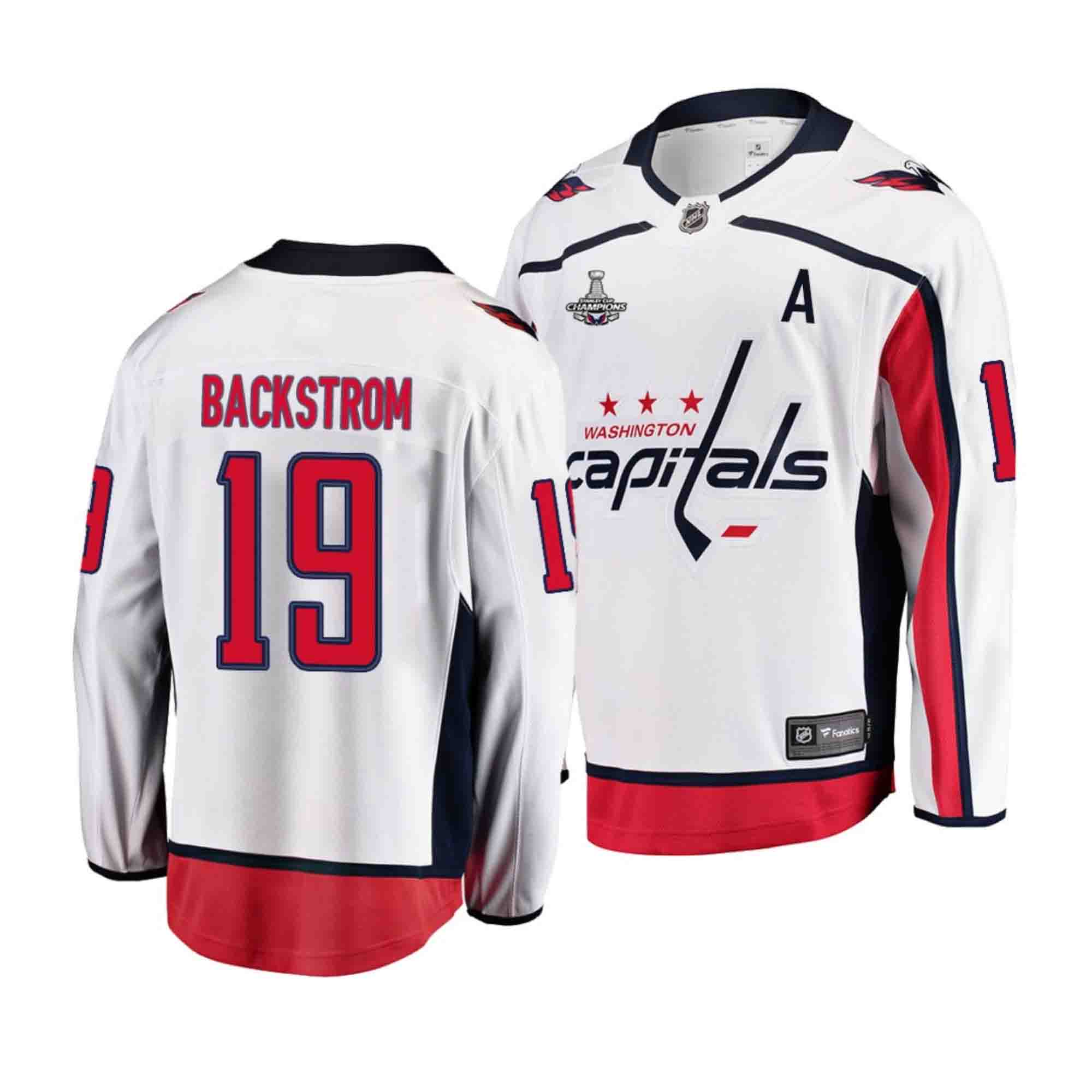 Nicklas Backstrom Washington Capitals 19 Jersey