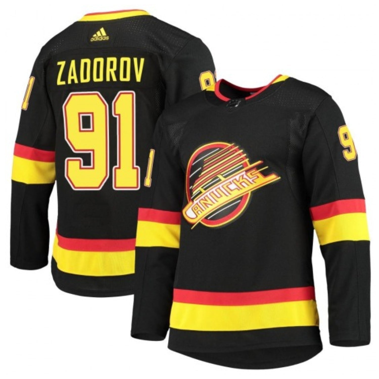 Nikita Zadorov Vancouver Canucks 91 Jersey