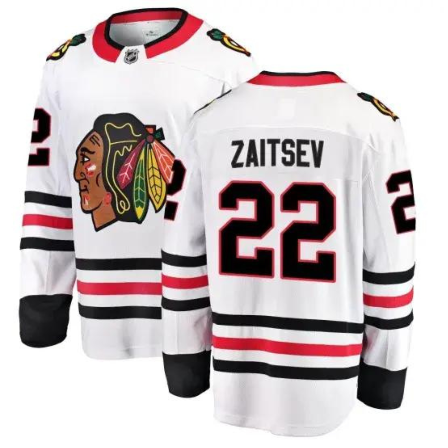 Nikita Zaitsev Chicago Blackhawks 22 Jersey