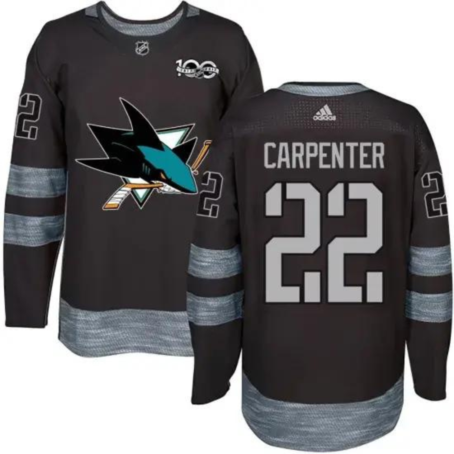 Ryan Carpenter San Jose Sharks 22 Jersey