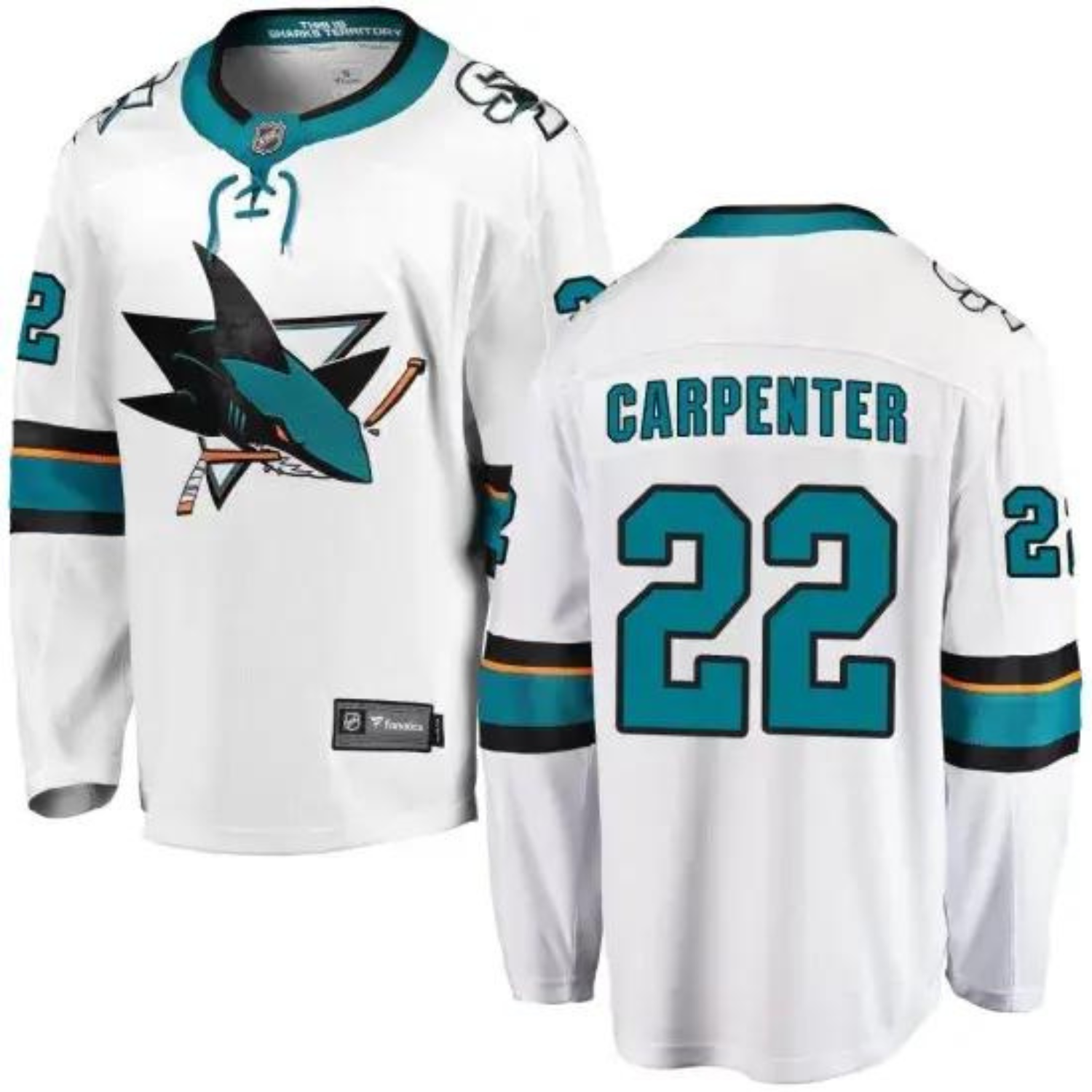 Ryan Carpenter San Jose Sharks 22 Jersey