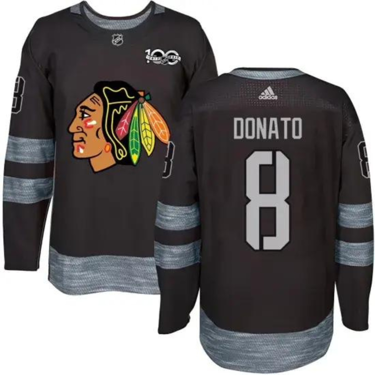 Ryan Donato Chicago Blackhawks 8 Jersey