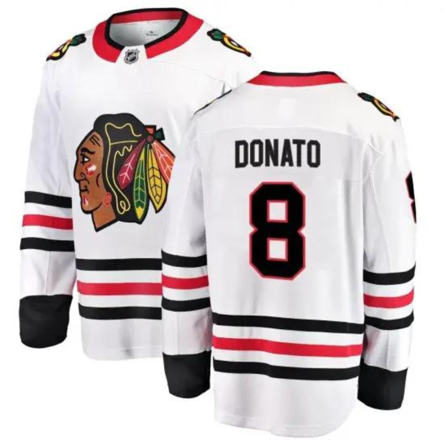 Ryan Donato Chicago Blackhawks 8 Jersey