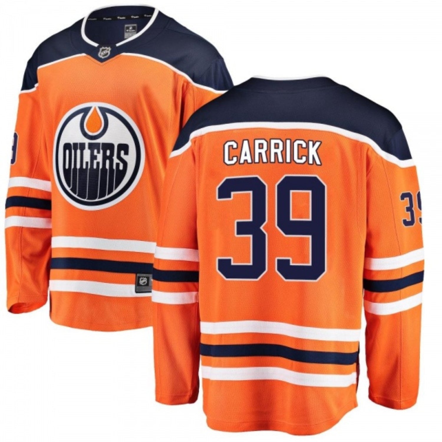 Sam Carrick Edmonton Oilers 39 Jersey