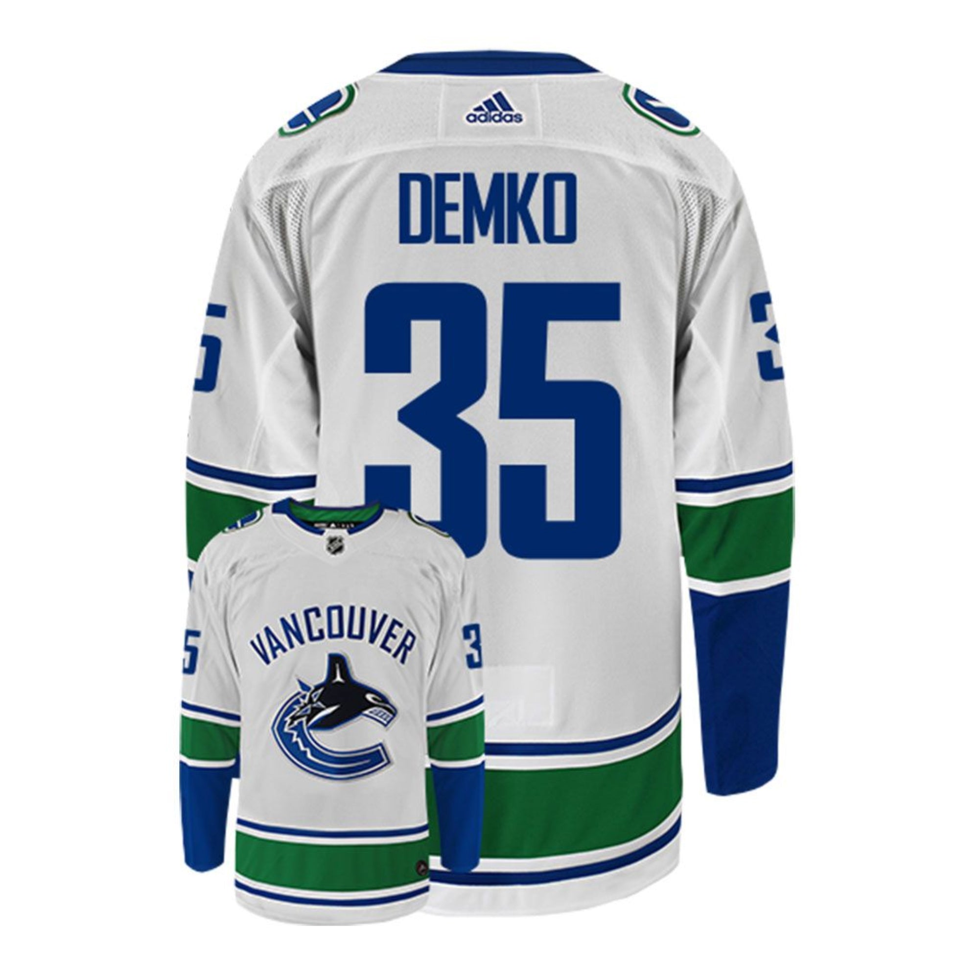 Thatcher Demko Vancouver Canucks 35 Jersey