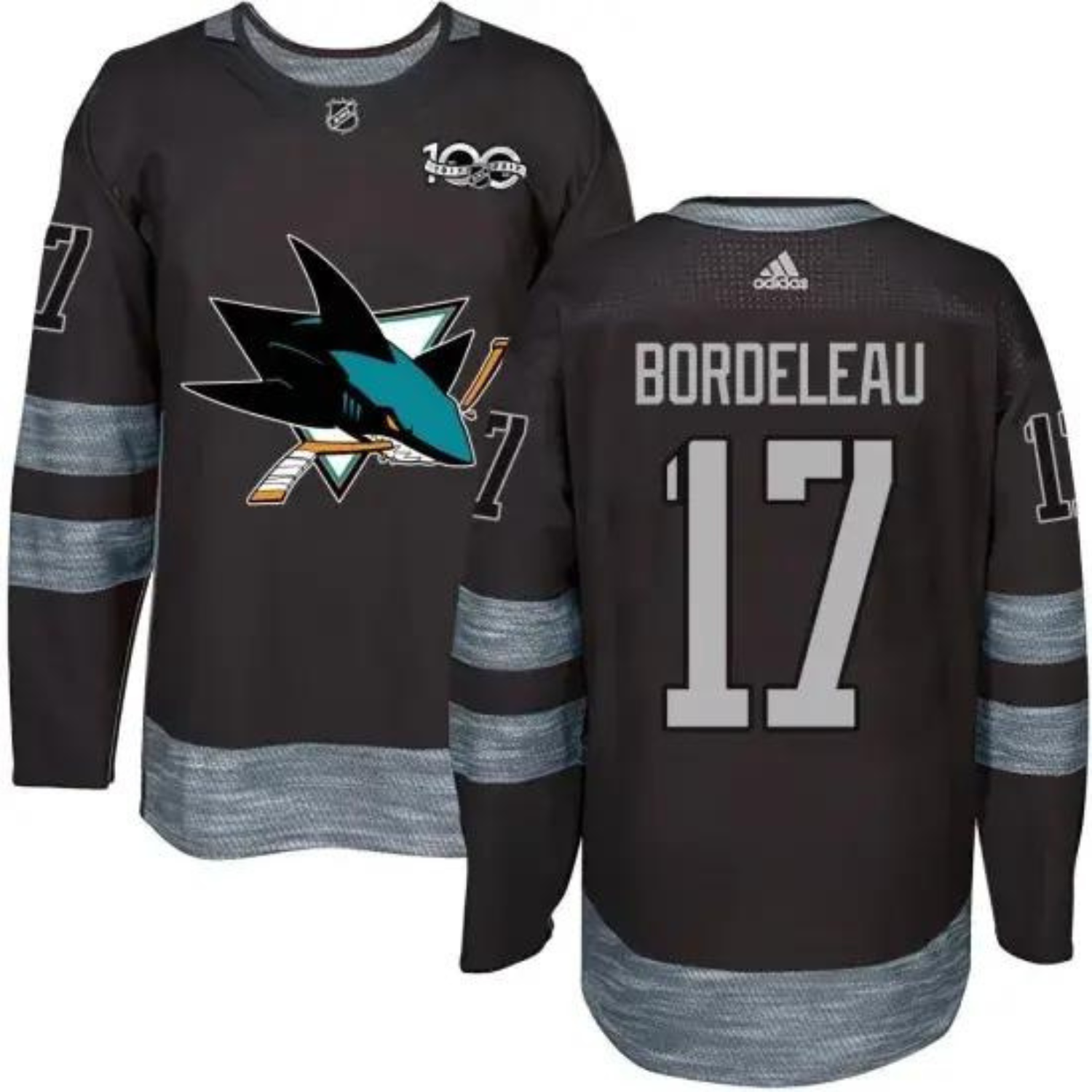 Thomas Bordeleau San Jose Sharks 17 Jersey