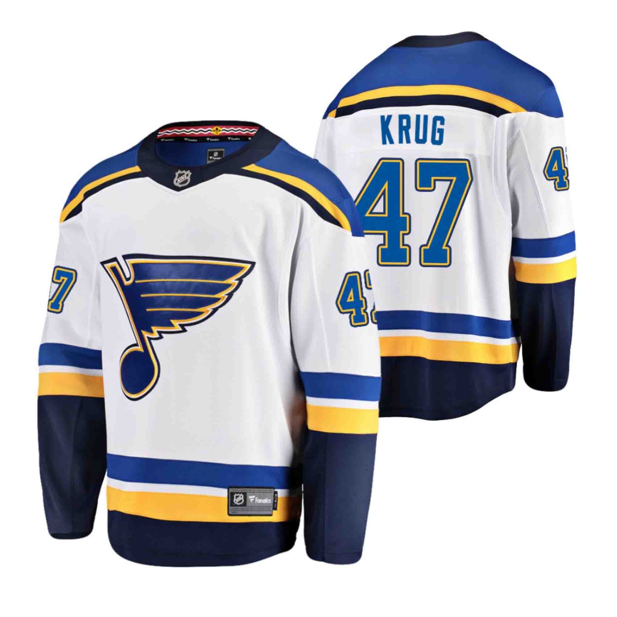 Torey Krug St. Louis Blues 47 Jersey