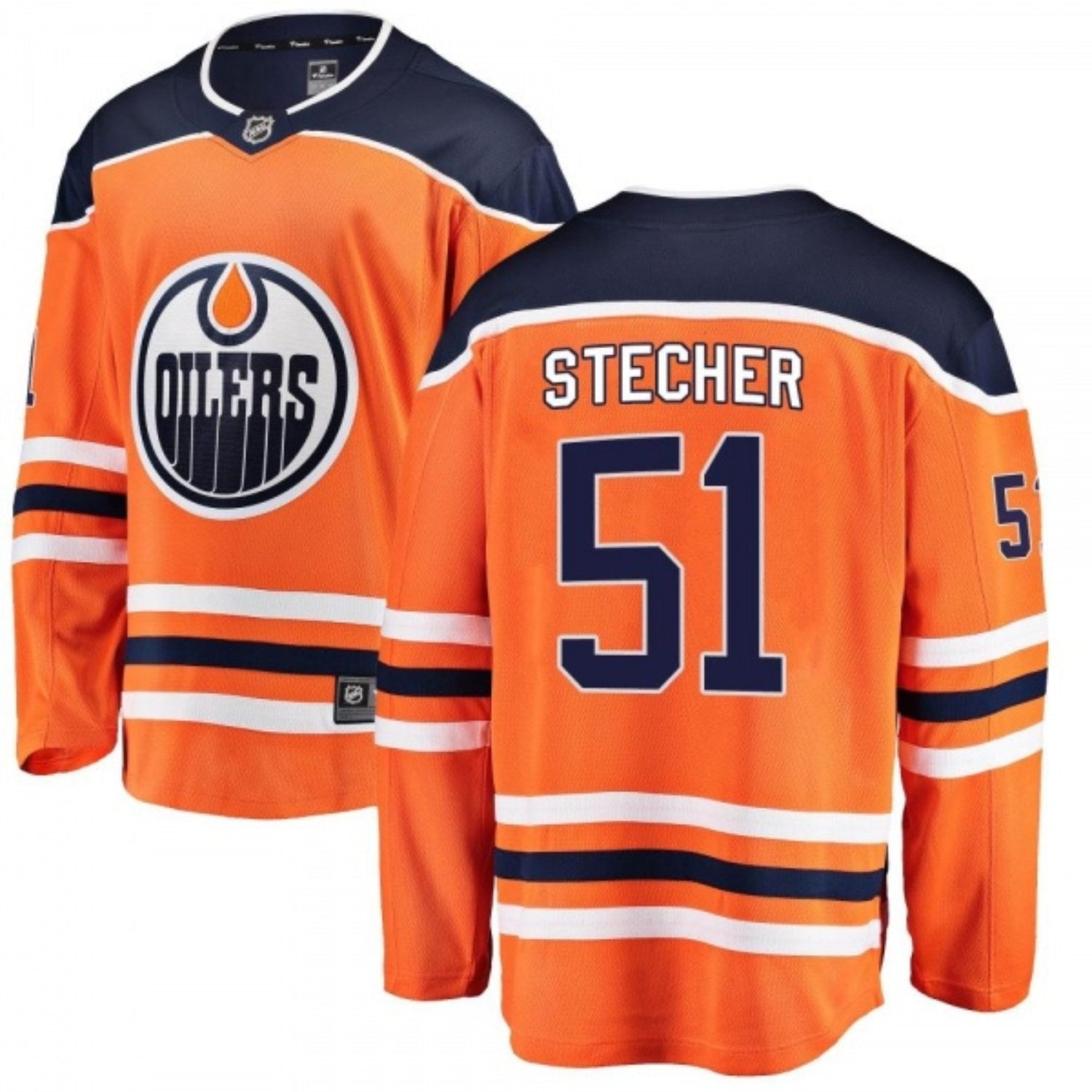 Troy Stecher Edmonton Oilers 51 Jersey