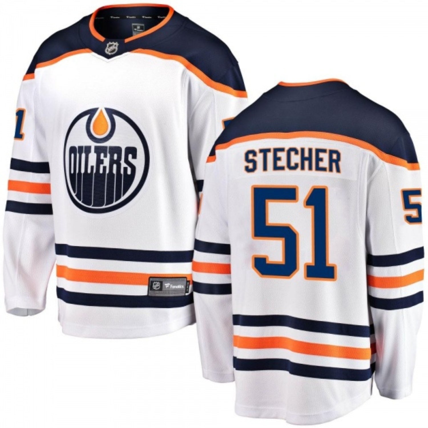 Troy Stecher Edmonton Oilers 51 Jersey