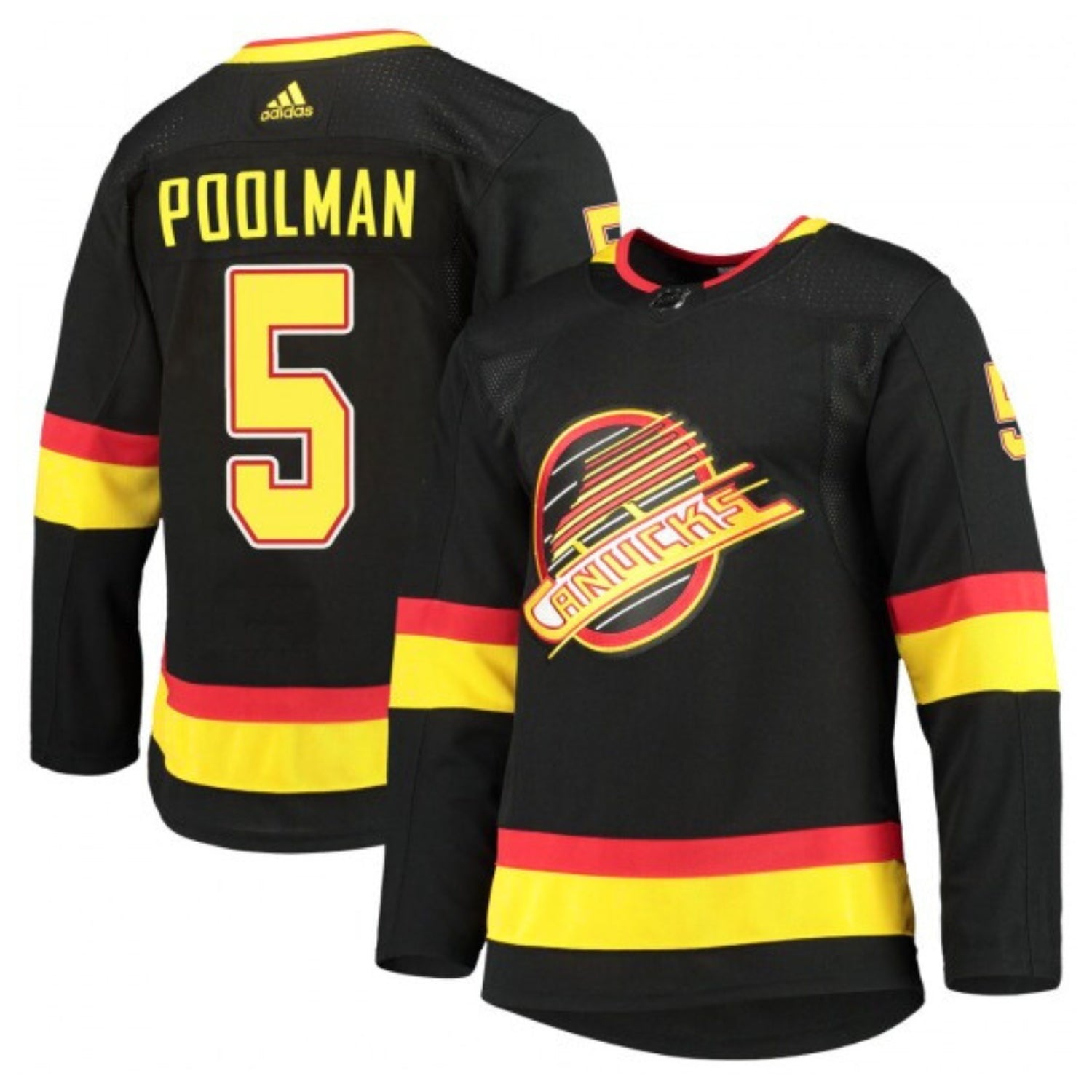 Tucker Poolman Vancouver Canucks 5 Jersey