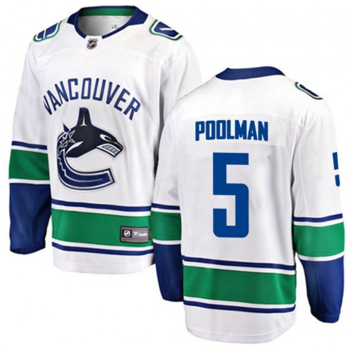 Tucker Poolman Vancouver Canucks 5 Jersey