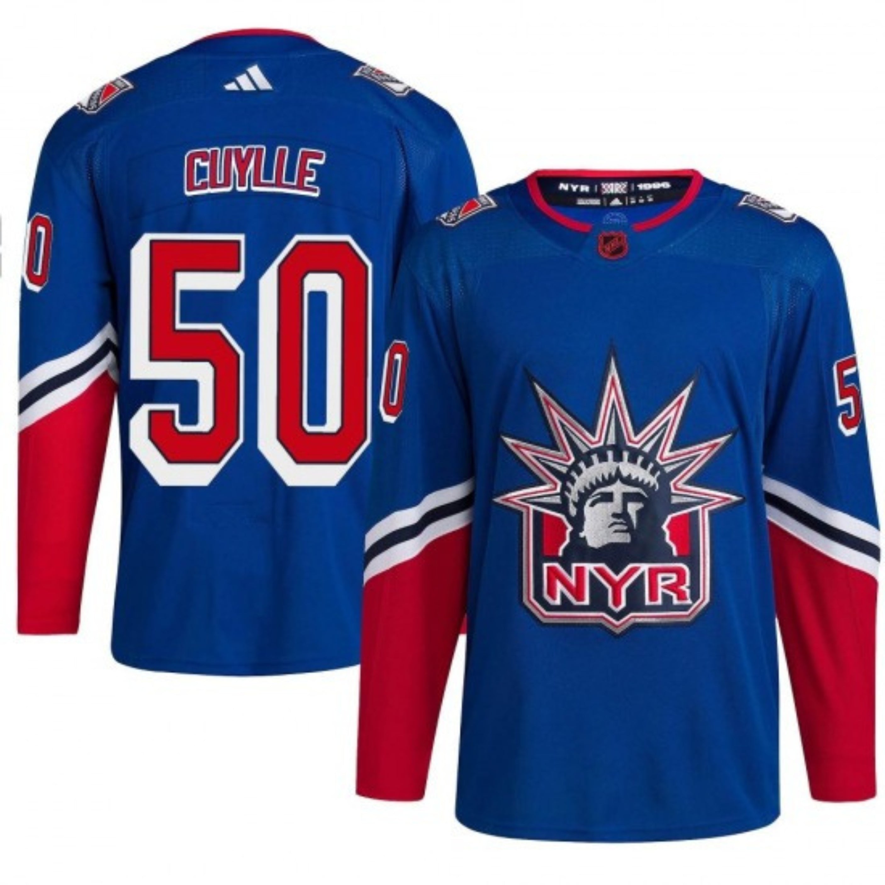 Will Cuylle New York Rangers 50 Jersey