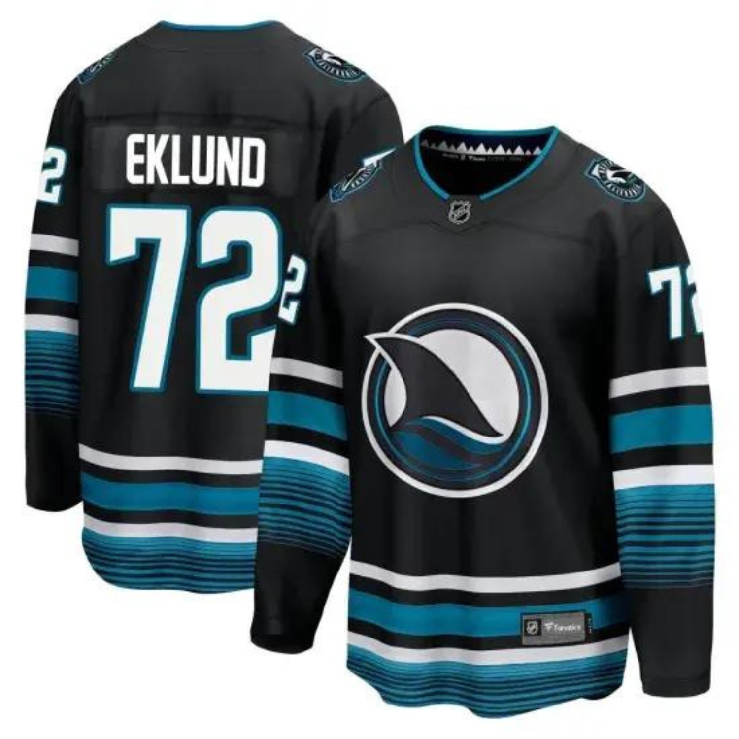 William Eklund San Jose Sharks 72 Jersey