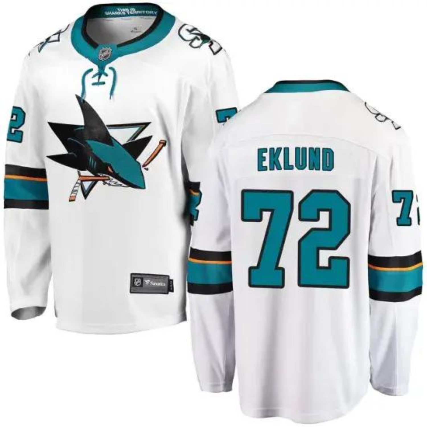 William Eklund San Jose Sharks 72 Jersey