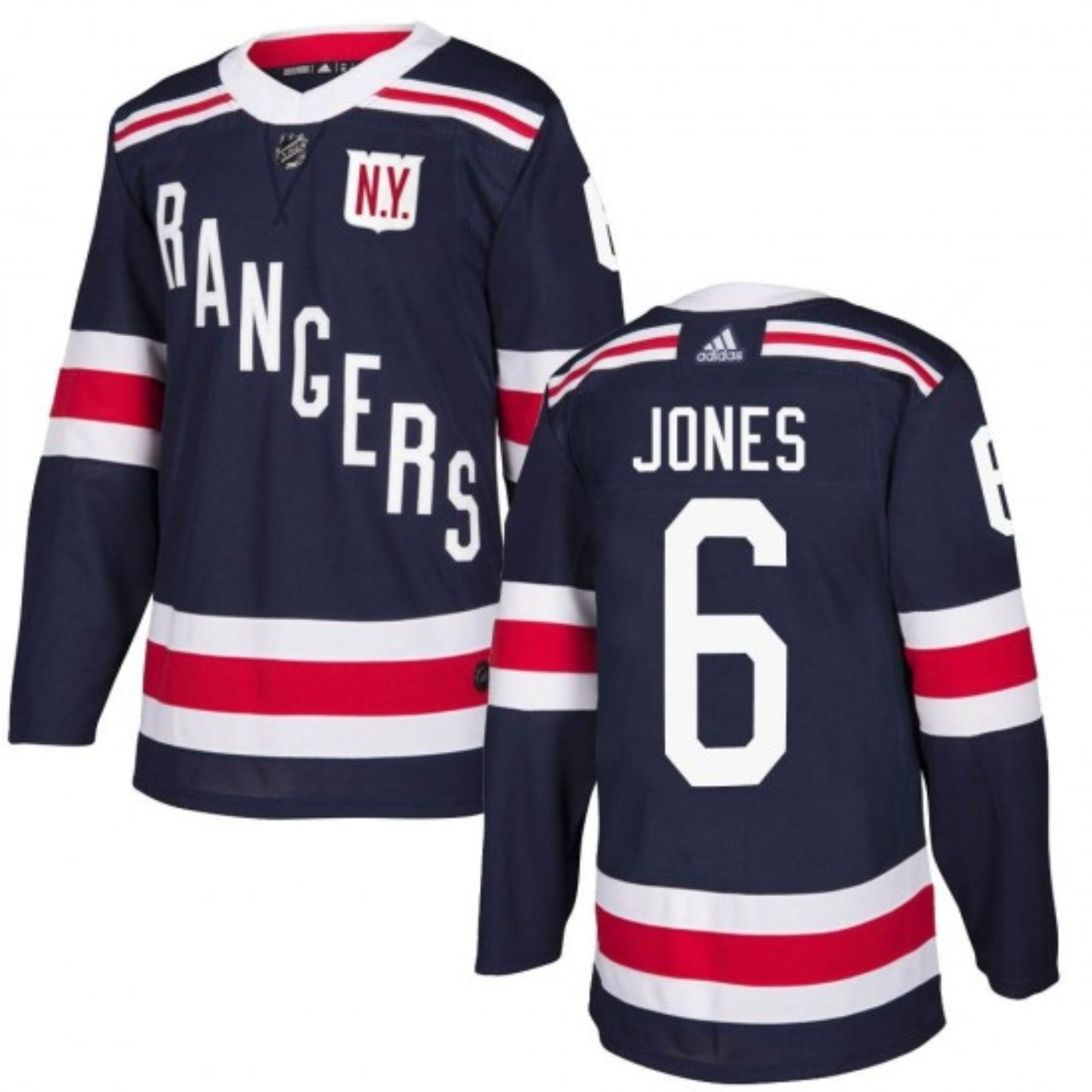 Zac Jones New York Rangers 6 Jersey