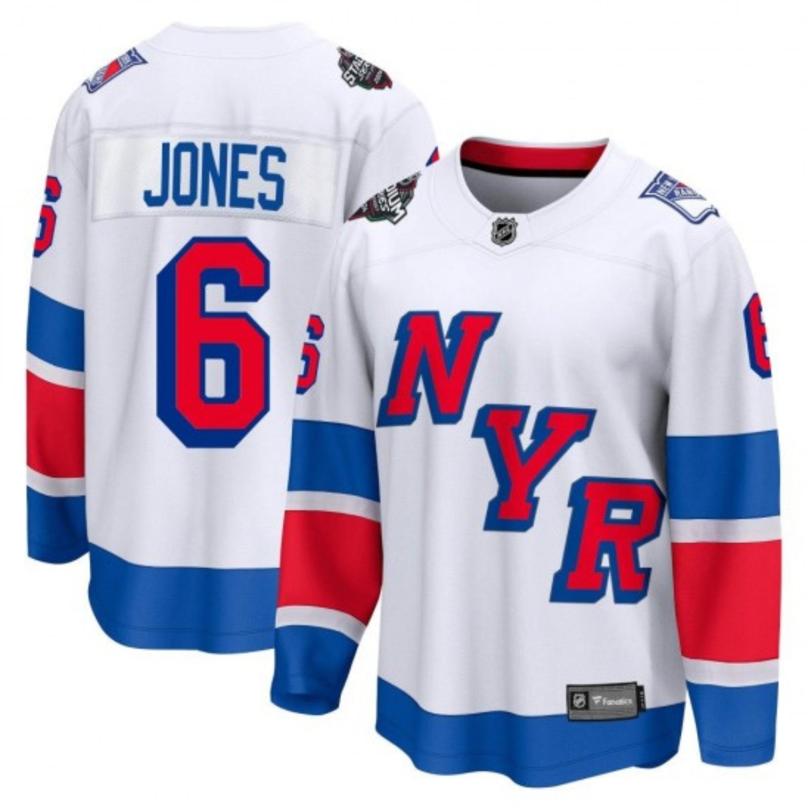 Zac Jones New York Rangers 6 Jersey