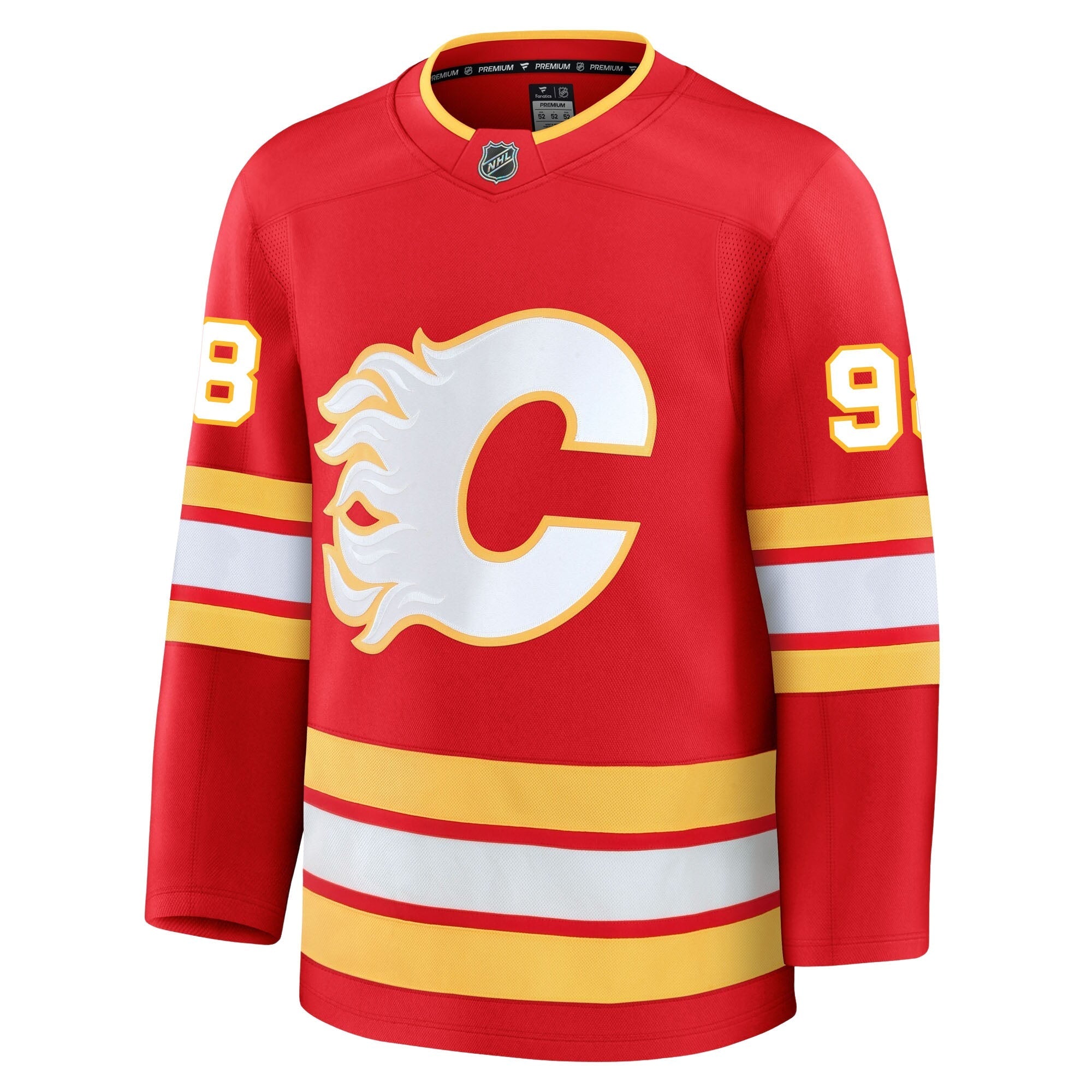 Ilya Solovyov Calgary Flames Fanatics Premium Home Jersey