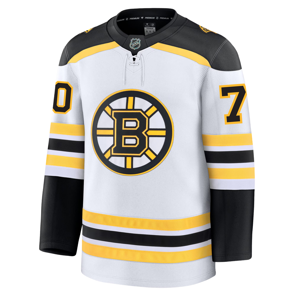 Joonas Korpisalo Boston Bruins Fanatics Premium Away Jersey