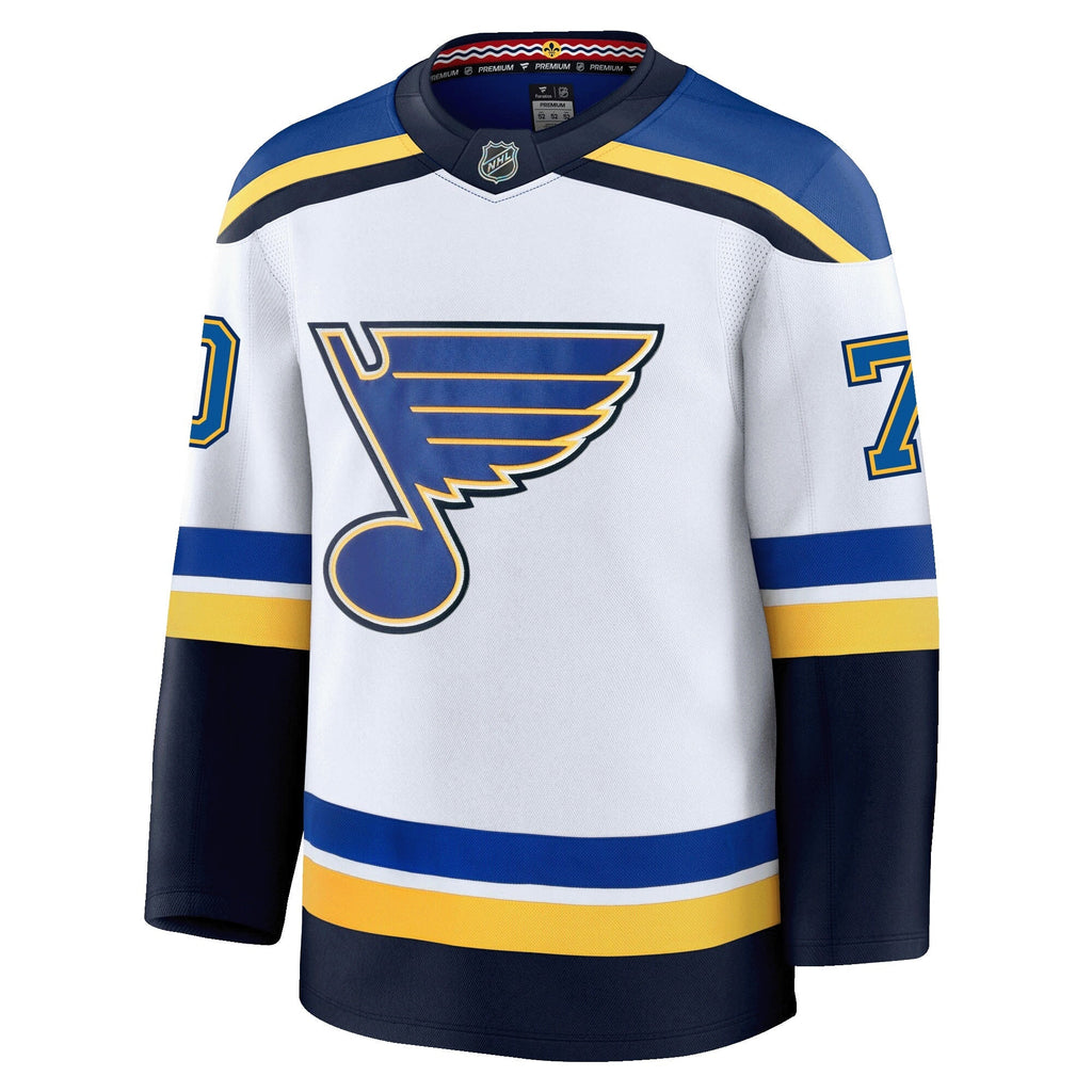 Oskar Sundqvist St. Louis Blues Fanatics Premium Away Jersey