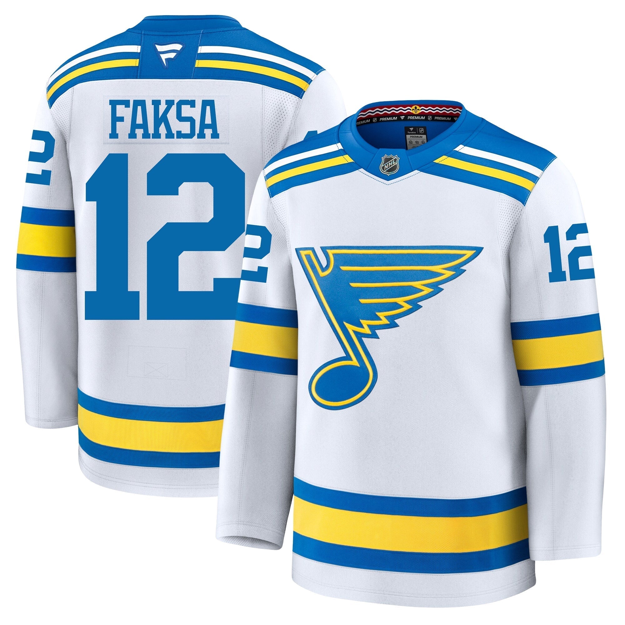Radek Faksa St Louis Blues Fanatics Away Premium Jersey