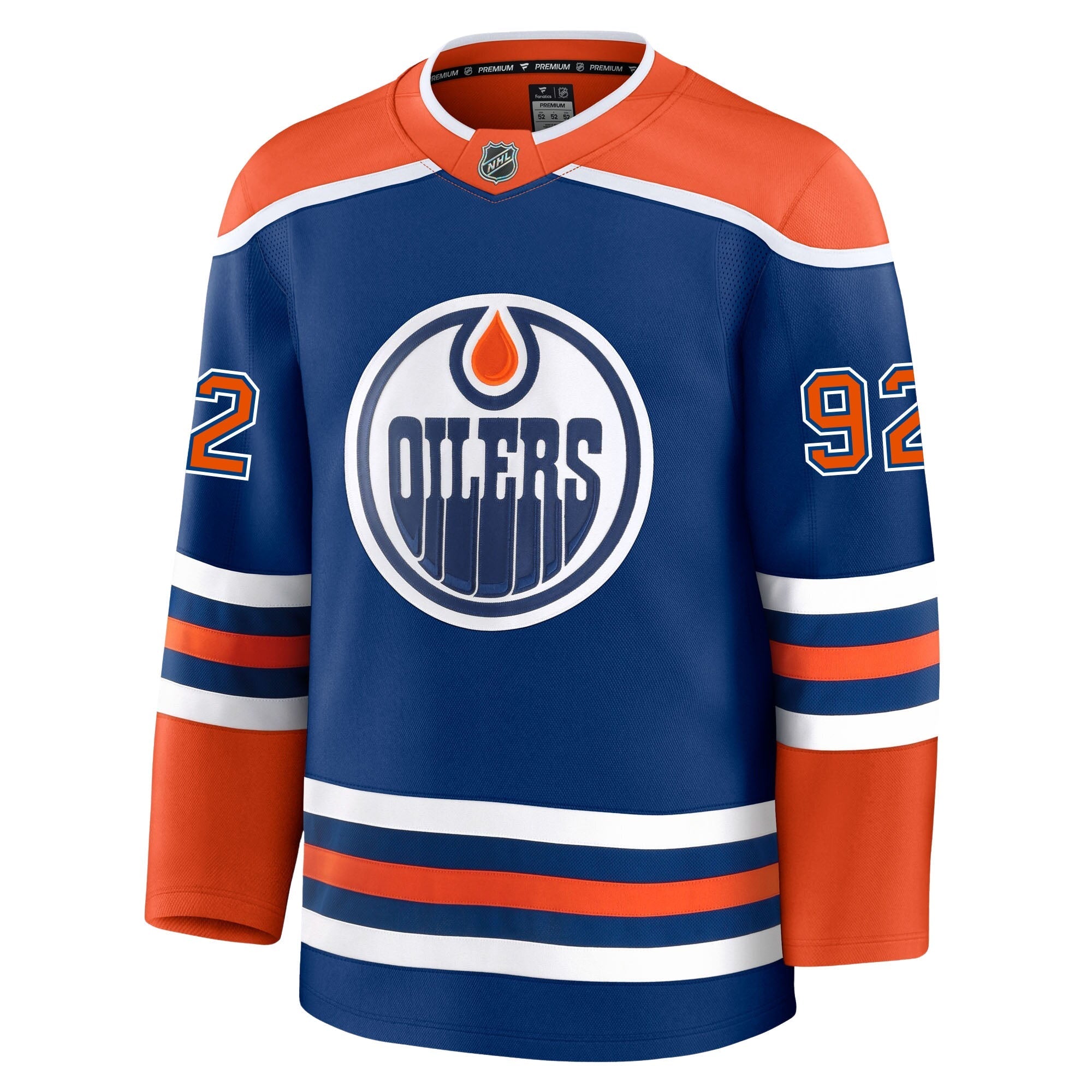 Vasily Podkolzin Edmonton Oilers Fanatics Premium Home Jersey