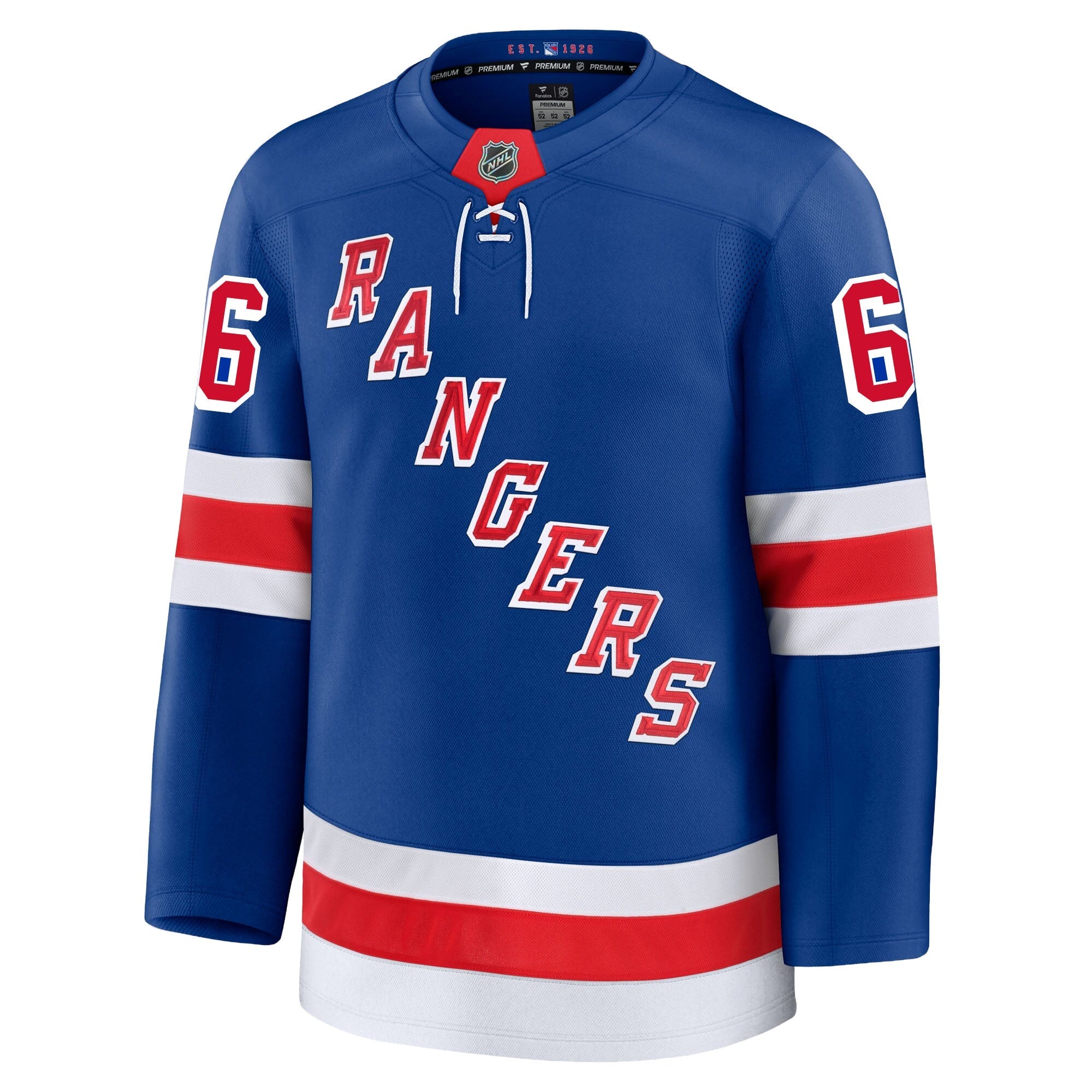 Zac Jones New York Rangers Fanatics Premium Home Jersey